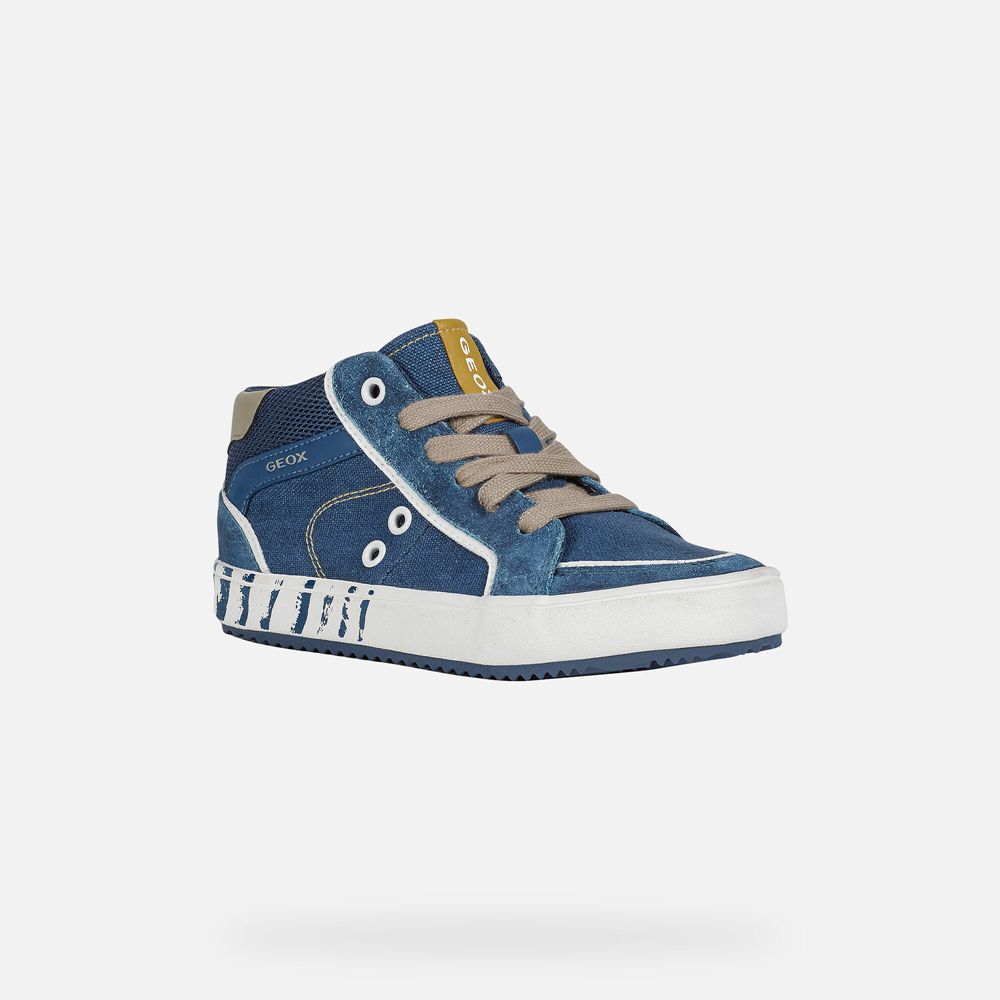 Geox Sneakers Blue Alonisso - Geox Boys Shoes - RGHUFJ408